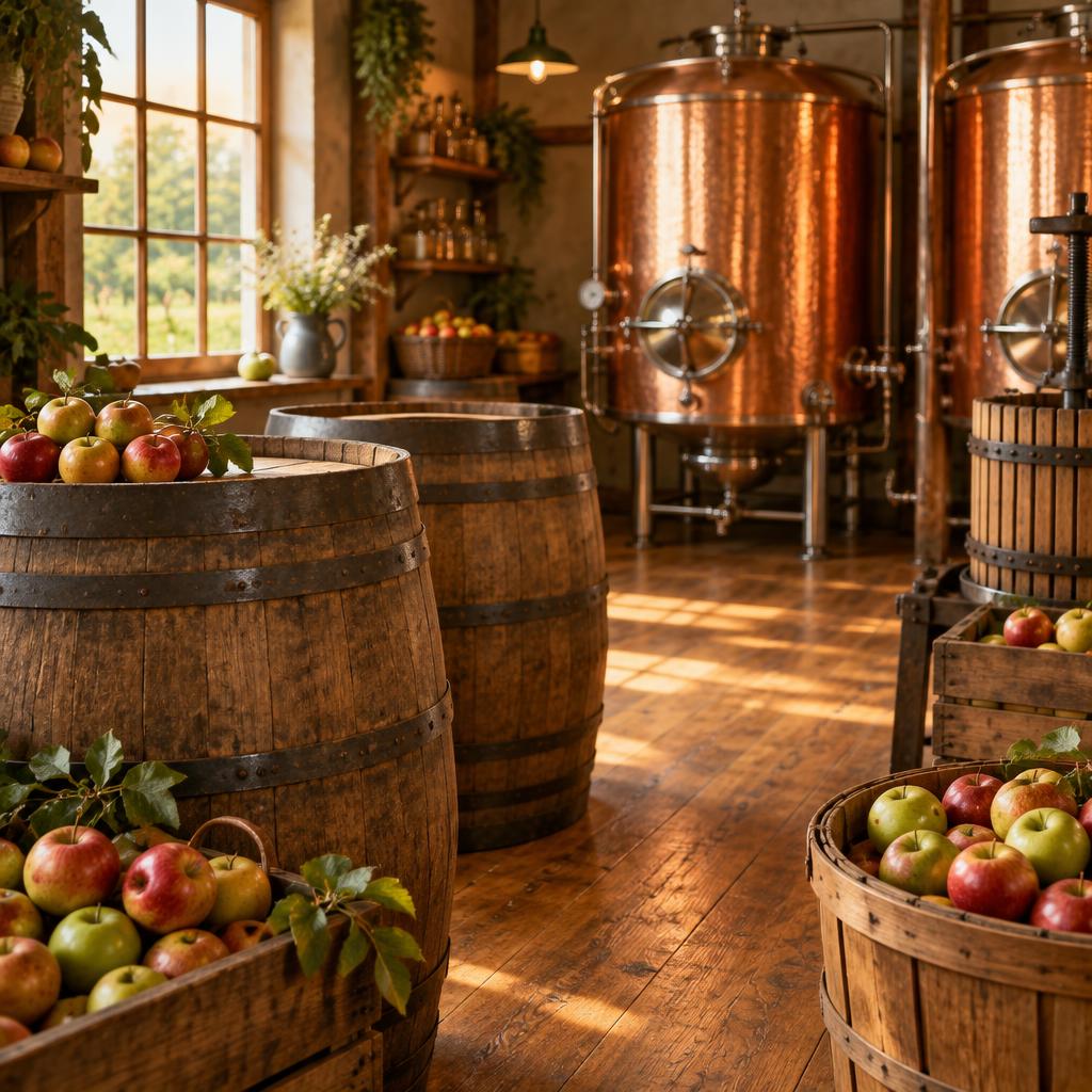 Inside the cidery